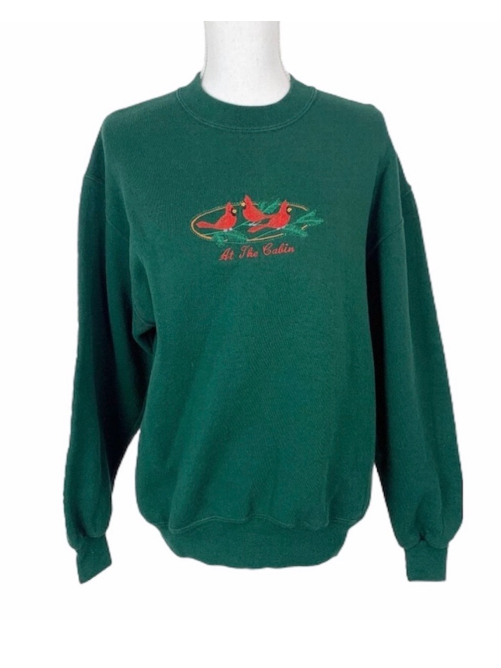 Vintage Jerzees Super Sweats 3 Red Robins Sweater